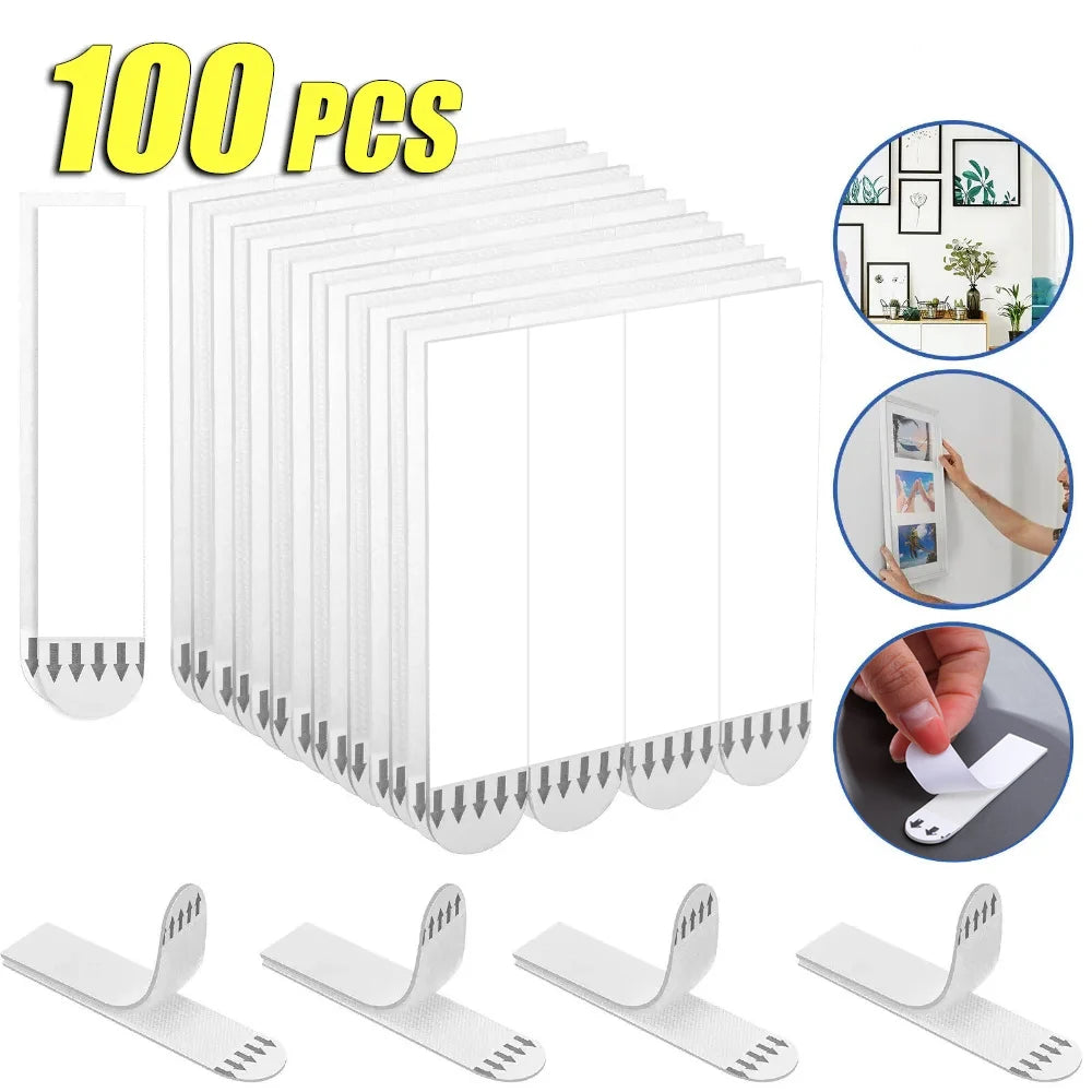 Punch-free Frame Tape Strips Assorted Mounting Self Adhesive Picture