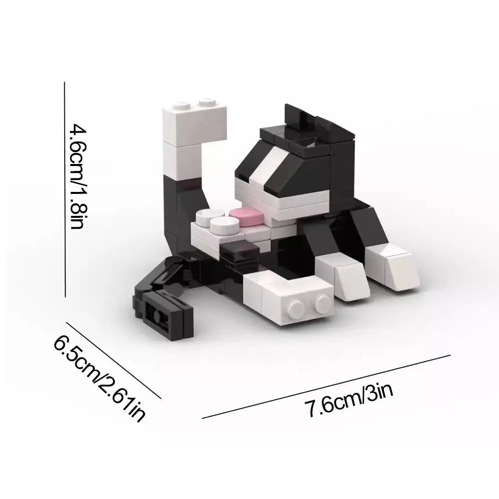 New Licking Butt Cat Building Block Set Compatible for Lego 853792