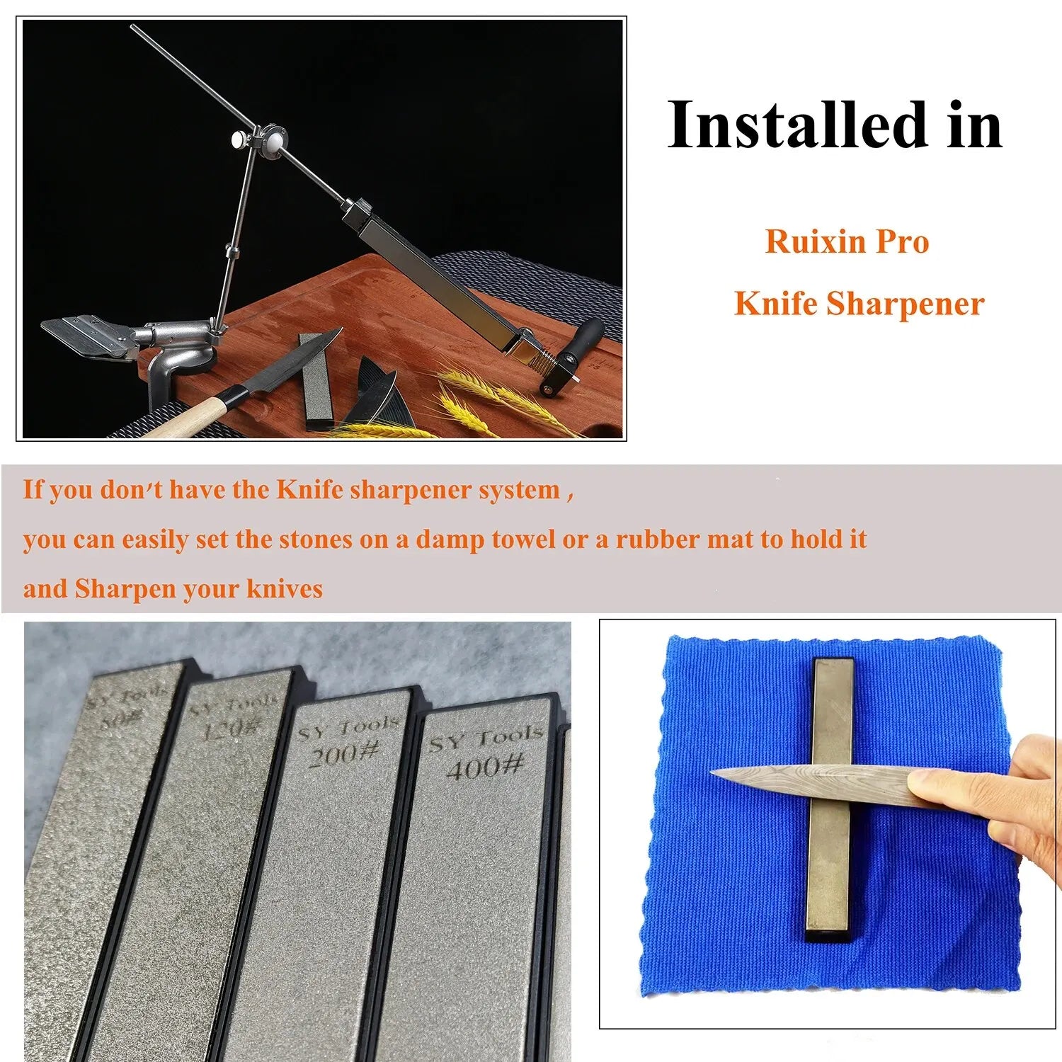 1pc Diamond Sharpening Stone for Home and Outdoor Knives Sharpens