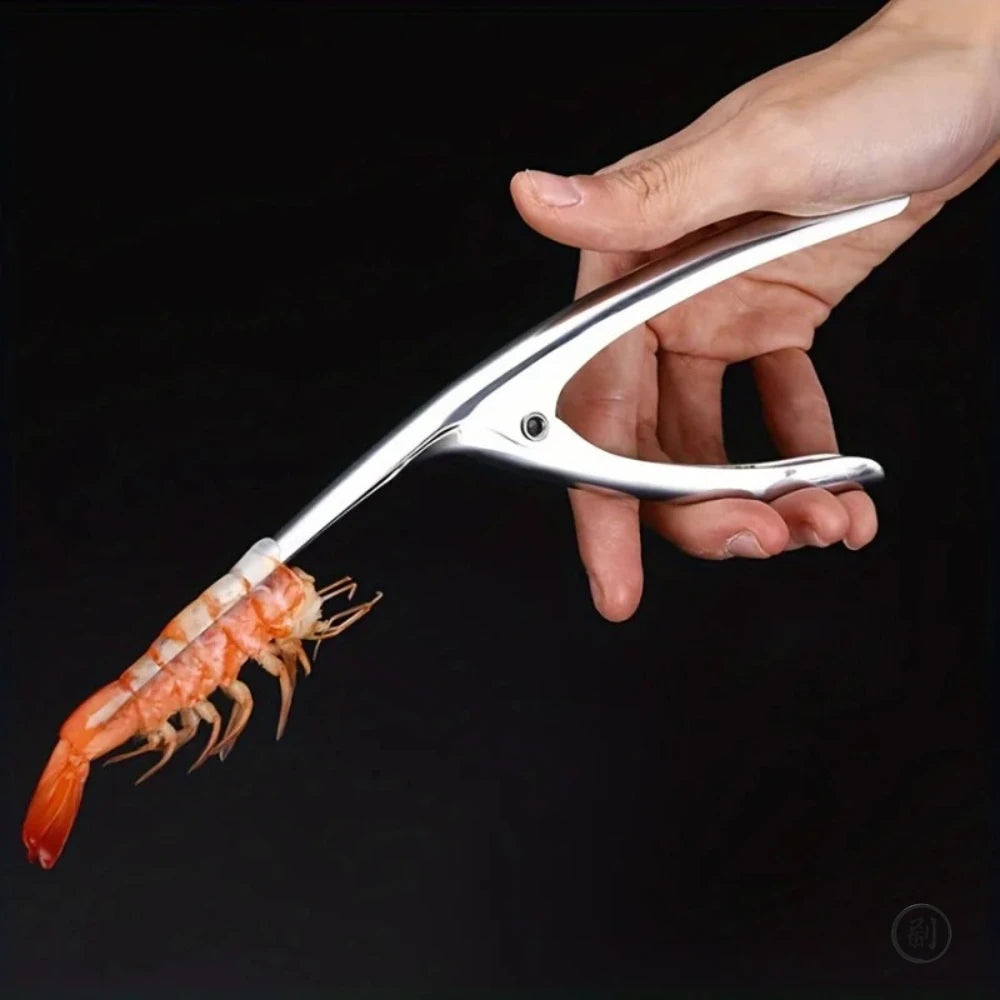 Stainless Steel Shrimp Deveined Device - Ergonomic Fishbone