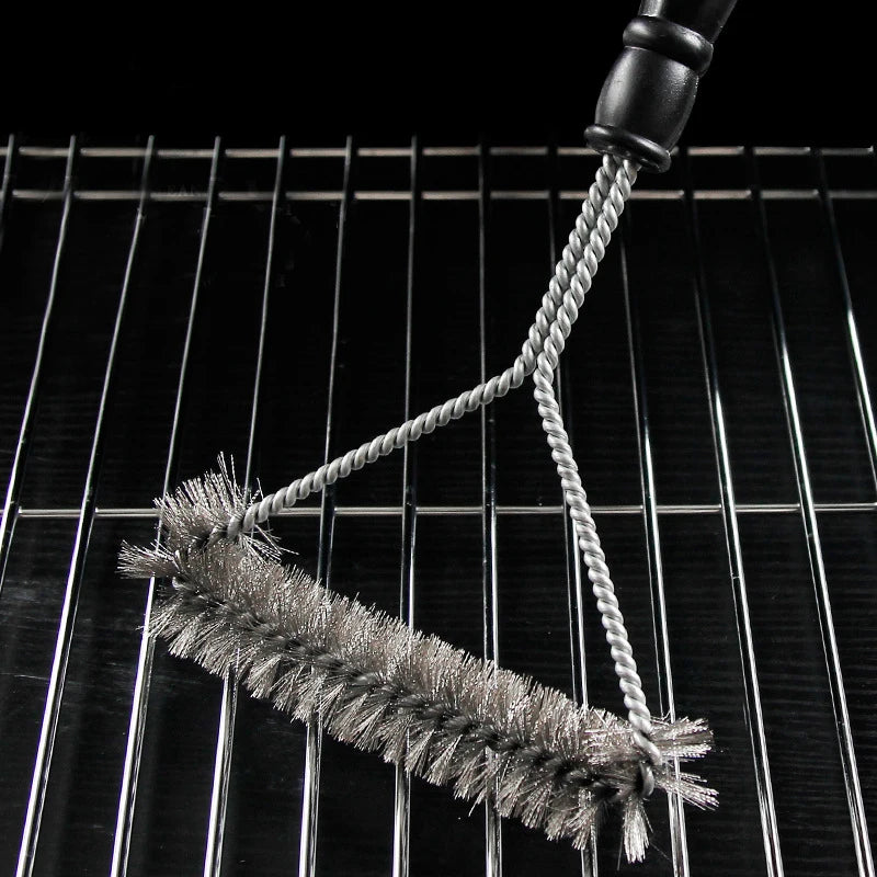 Barbecue Grill BBQ Brush Clean Tool Grill Accessories Stainless Steel