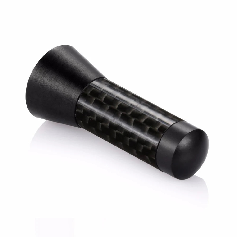 Brand New Carbon Fiber Screw Metal Short Stubby Mast Antenna Car