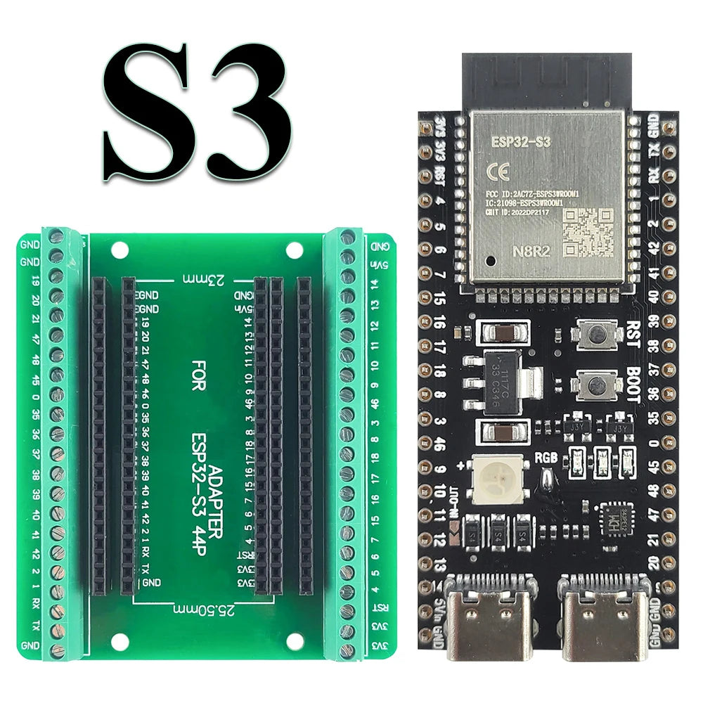 ESP32 S3 Development Boards with Expansion Adapter Kit 2.4G Wifi BT