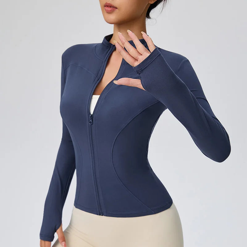 2025 Fall Pilates Quick-Dry Athletic Jacket for Women - Ideal for Gym