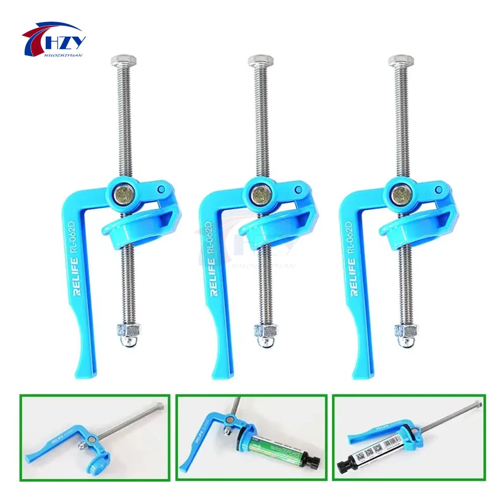 RELIFE RL-062D Glue Gun Application for 5~10CC syringe soldering oil,
