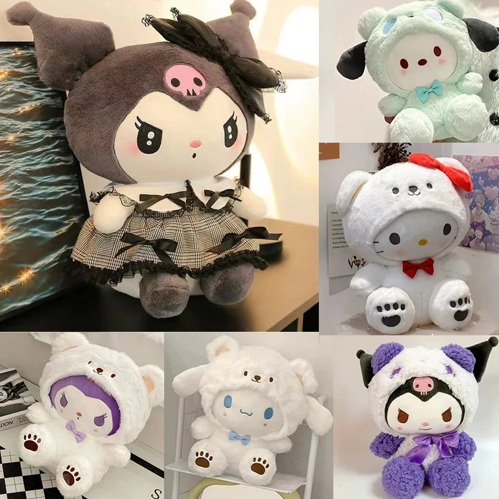 Sanrio Plush Kawaii Sanrio Kuromi My Melody Cinnamoroll Plush Toys