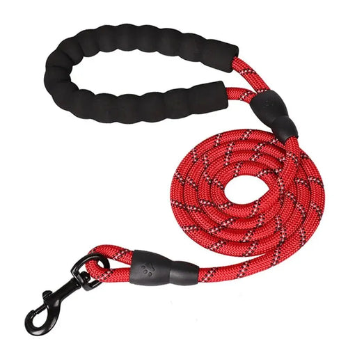 Reflective Dog Leash With Comfortable Padded Handle - Double Heavy