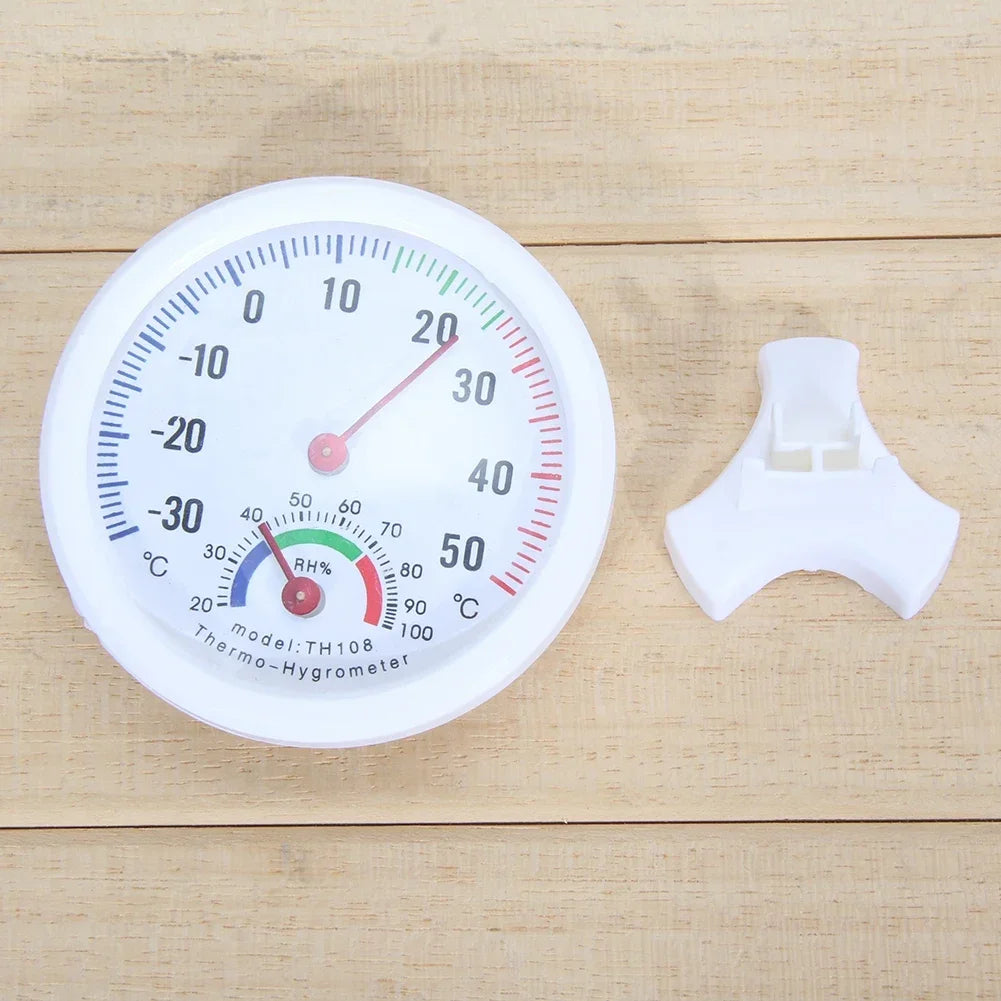 Decorative Bell-Style Humidity/Temperature Gauge - Analog Hygrometer