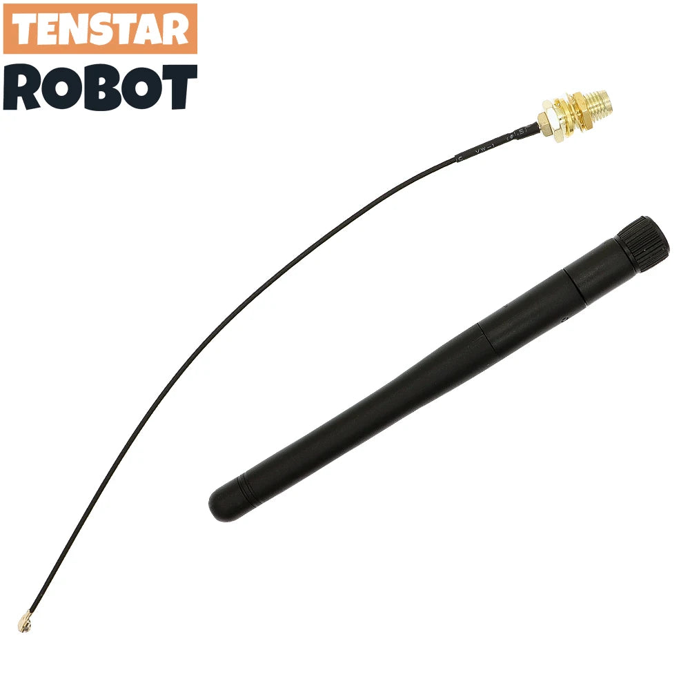 TENSTAR 2.4G Antenna Folded Bluetooth Wifi Module ZigBee SMA to IPEX