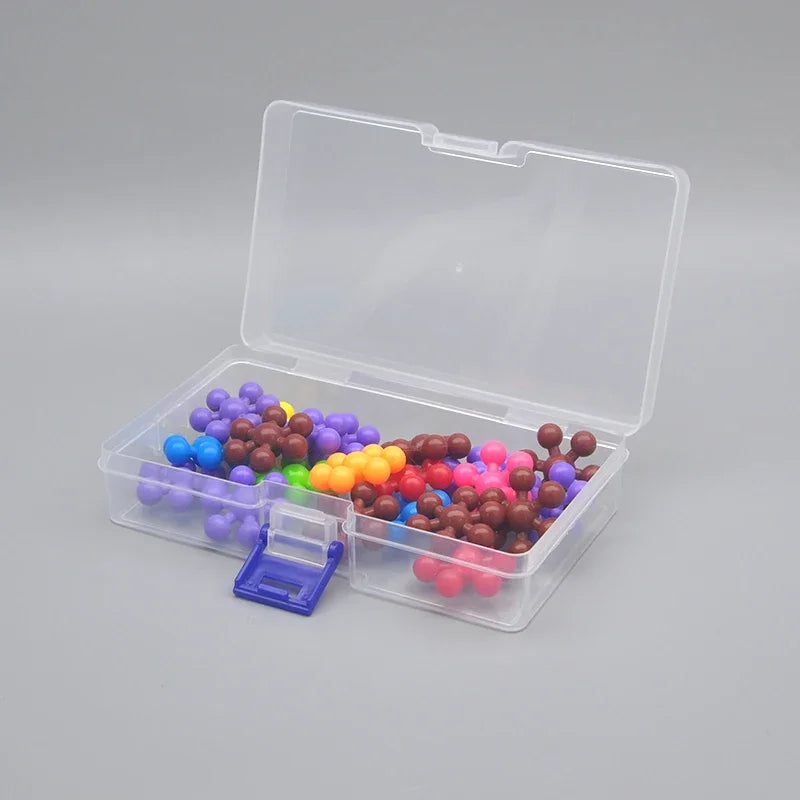 5 pcs Transparent Lockable Box Small Object Storage Box Fishing Gear