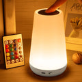 13 Color Changing Night Light RGB Remote Control Touch Dimmable Lamp