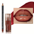Hydrating Lip Gloss + Lip Liner Kit, 3D Precision Lip Contour, Plump