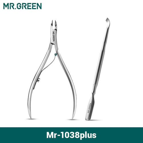 MR.GREEN Nail Cuticle Nipper Manicure Scissors Stainless Steel Dead