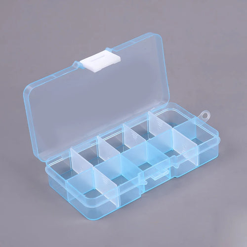 Nail Storage Box Plastic Drawer Style Easy to Clean Desktop