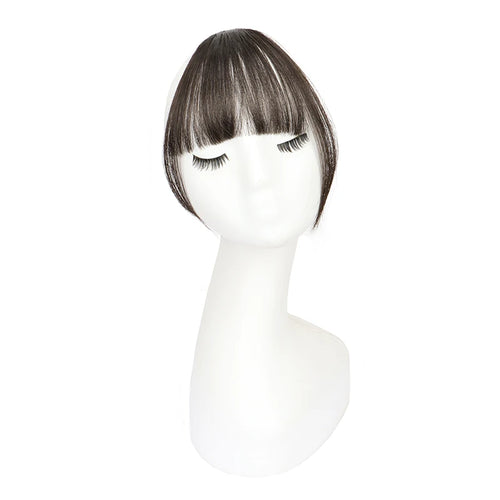 Synthetic Fake Invisible Air Bangs Hair Extension Front Fringes