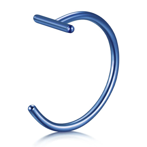 1PCS Fake Piercing Lip Rings Nose Nostril Ring Septum Clip On Mouth
