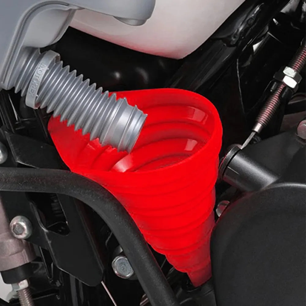 Engine Funnel Car Universal Silicone Liquid Funnel Washer Fluid Change
