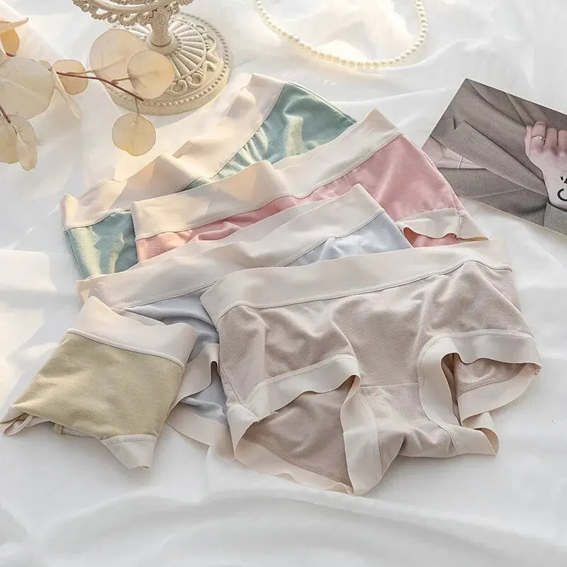 4Pcs/Set Women's Panties Modal Underwear Female Comfortable Seamless