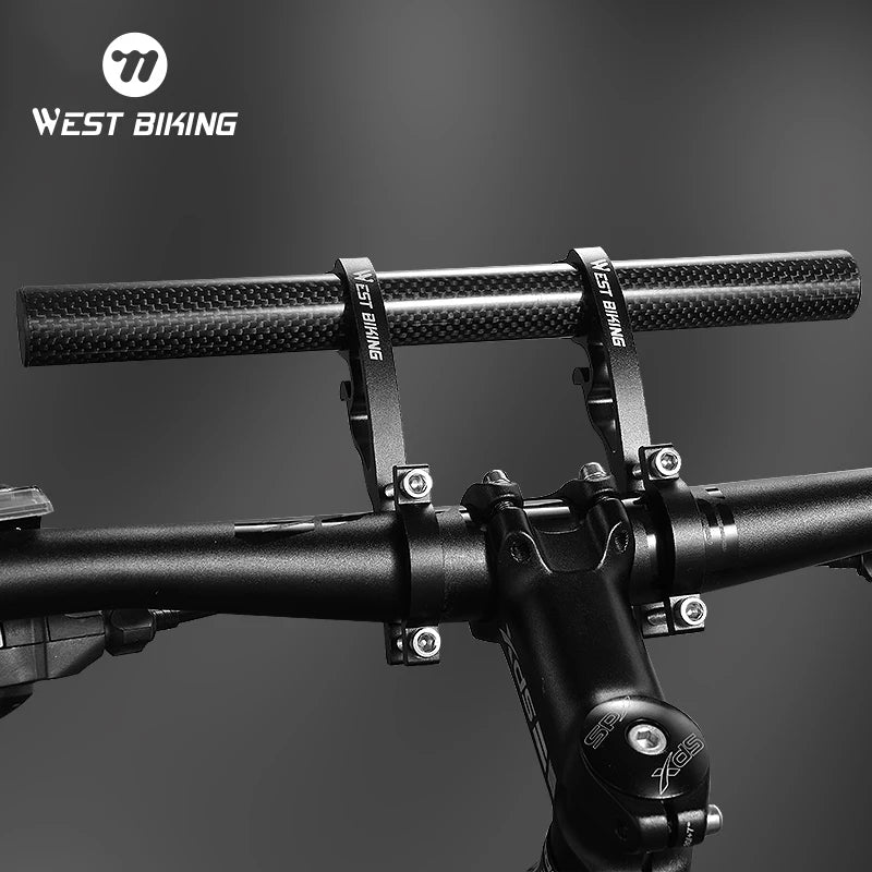WEST BIKING Bike Handlebar Extender Carbon MTB Road Bike Integrated