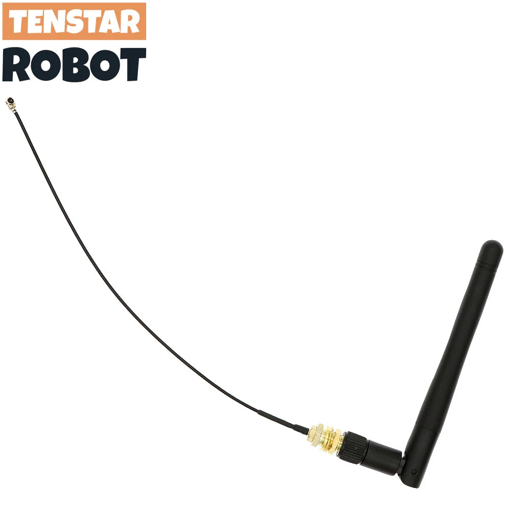 TENSTAR 2.4G Antenna Folded Bluetooth Wifi Module ZigBee SMA to IPEX