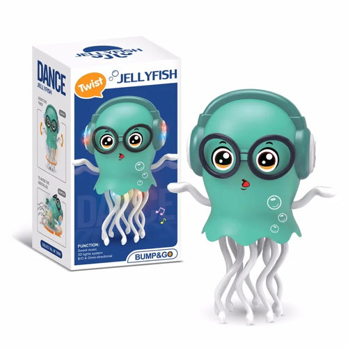 Interactive Dancing Octopus Toy, Smart Auto-Dancing with LED Lights,