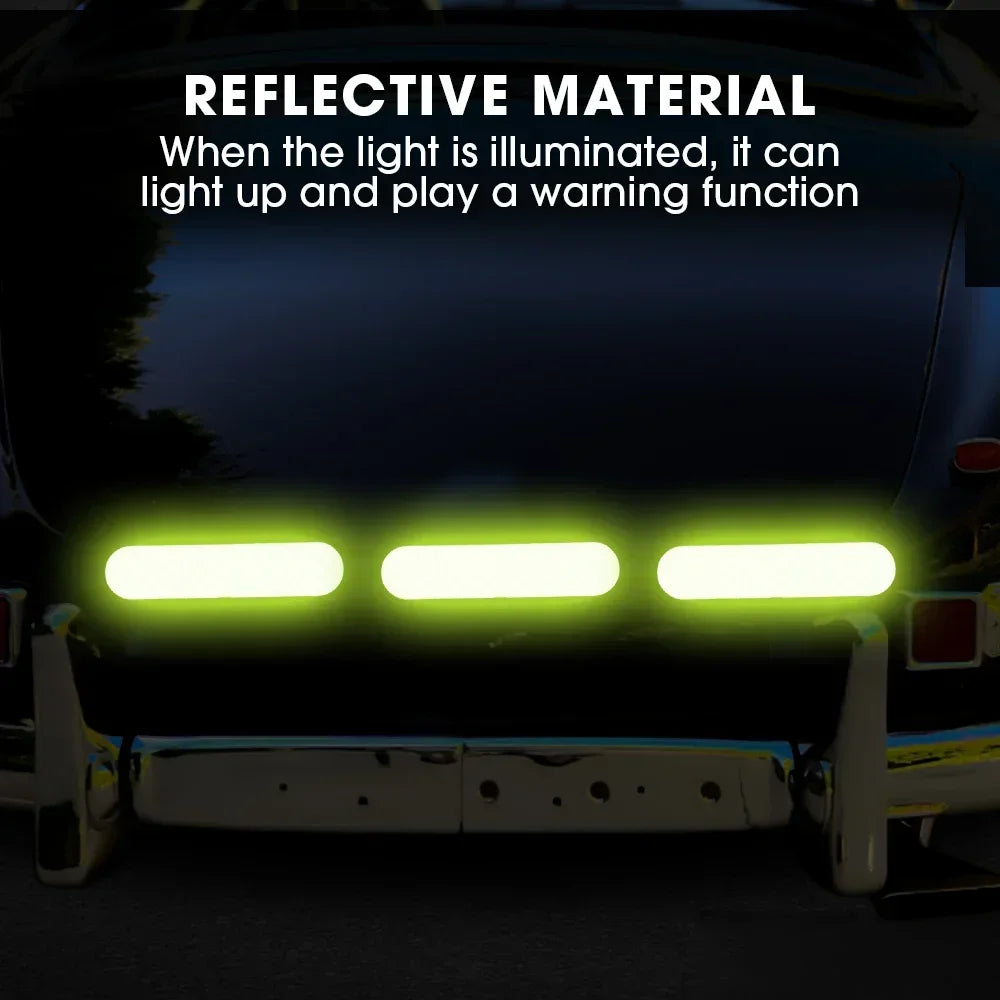 10-100Pcs Motorcycle Helmet Warning Reflective Stickers Night Safety
