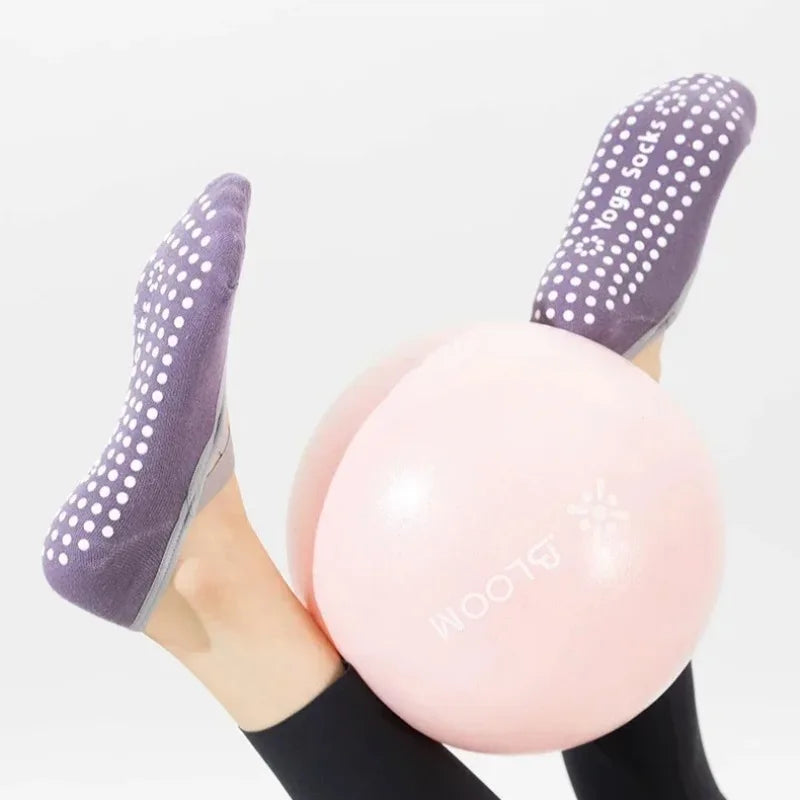 1/ 4Pair Professional Women Yoga Sock Silicone Anti-slip Ballet