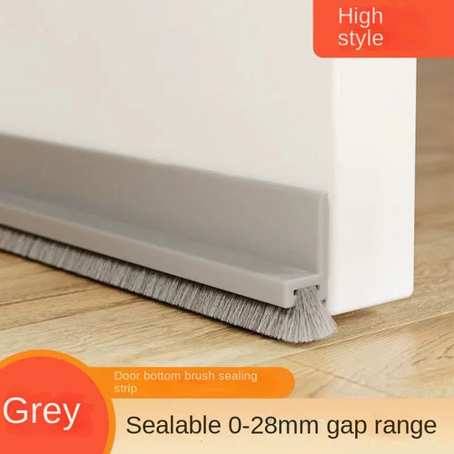 1pc 100CM Brush Seal Strip Door Bottom Seal Strip Insectproof