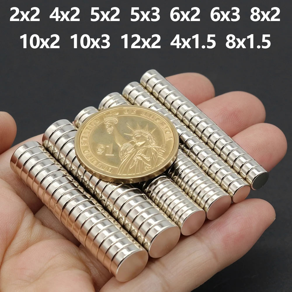 Powerful Neodymium Magnet N35 NdfeB Permanent Magnetic imanes Round