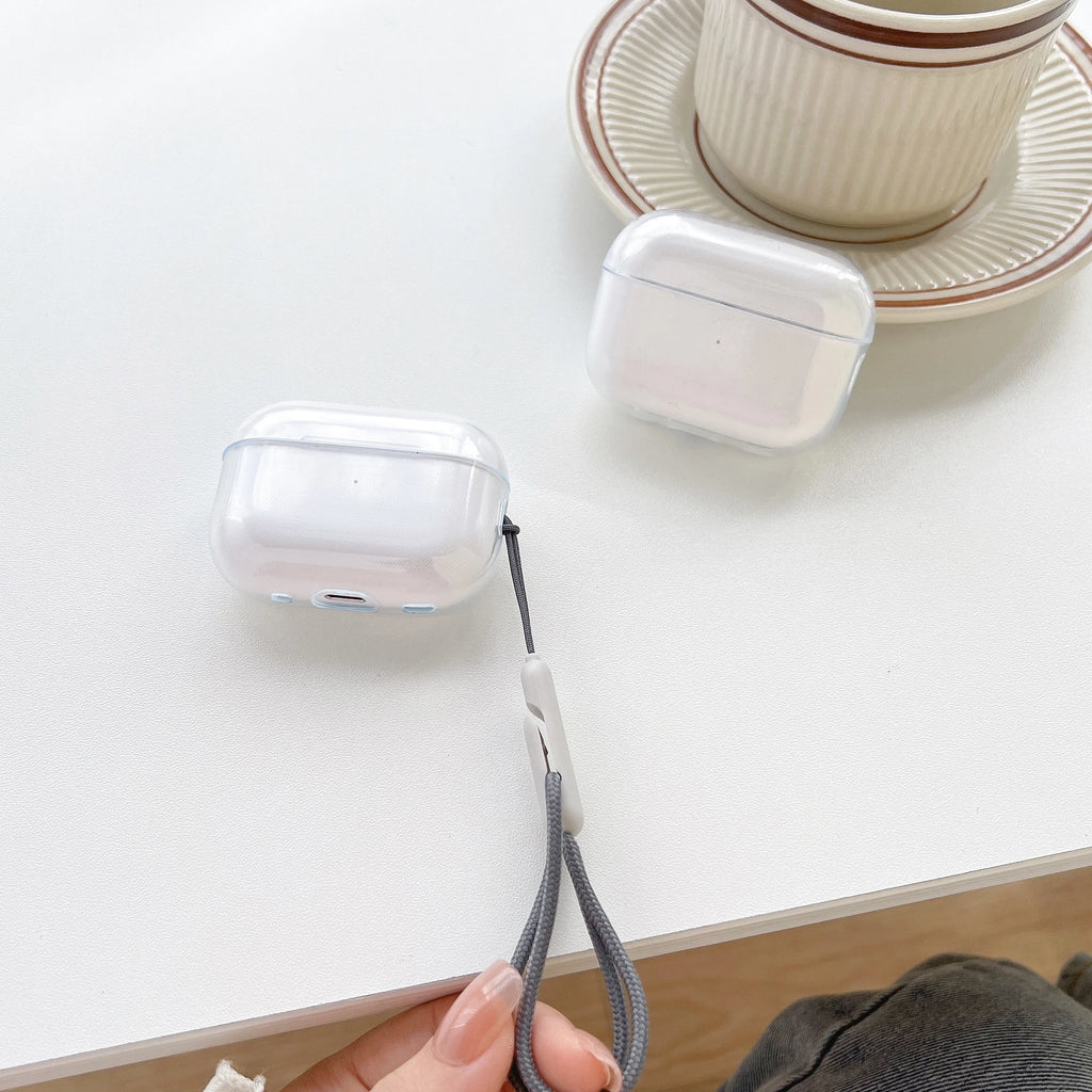 Clear Soft TPU Earphone Case for Airpods 4 3 2 1 Pro Pro2 Shockproof