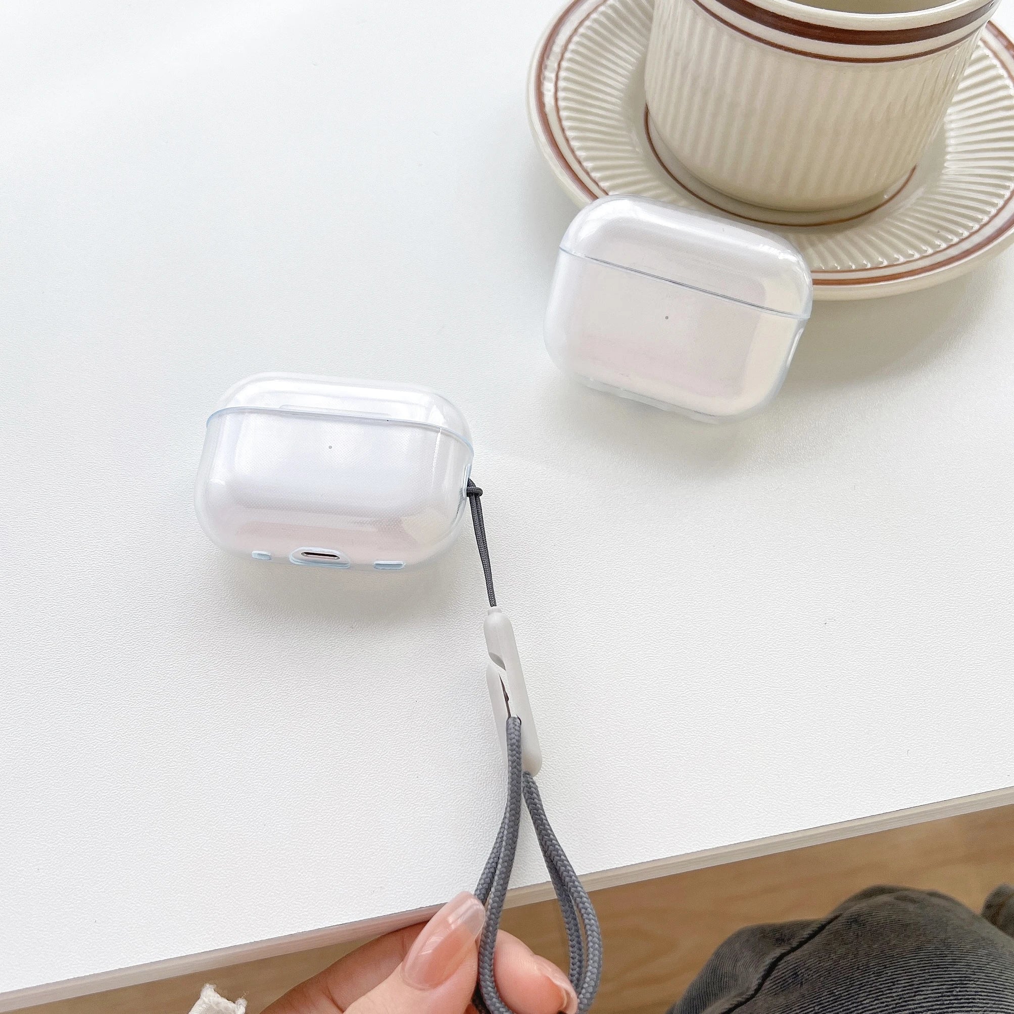 Clear Soft TPU Earphone Case for Airpods 4 3 2 1 Pro Pro2 Shockproof