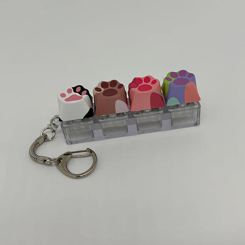 Cat Claw Keychain Key Ring Pendant Mobile Phone Backpack Pendant