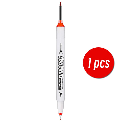 20mm Double-Tip Deep Hole Long Head Nib Markers For Metal Pen
