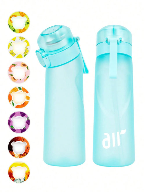1pc Air Water Bottle With 1pc Random Flavor Pods Portable Transparent