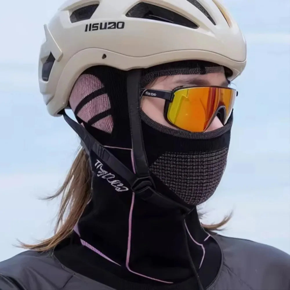 Men Women Cold-Proof Thermal Scarf Winter Ski Hat Balaclava Full Face