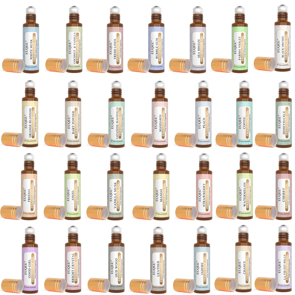 EUQEE 10ml Fragrance Oil Roll-On Long Lasting Scent La Vie Est Belle