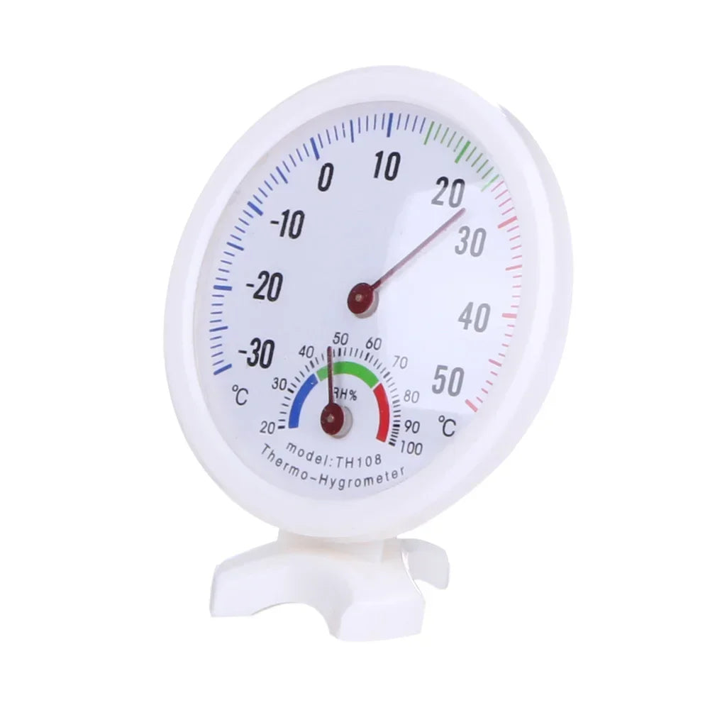 Decorative Bell-Style Humidity/Temperature Gauge - Analog Hygrometer