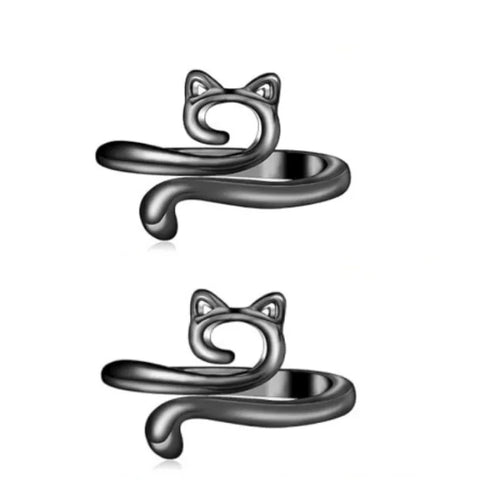 MIUSIE 2pcs Adjustable Knitting Crochet Loop Ring Knittied Yarn Guide