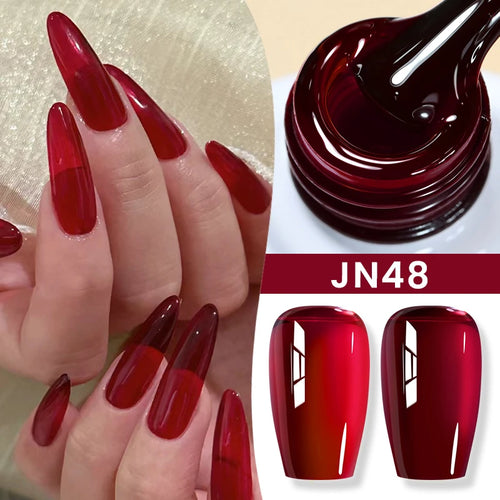 BORN PRETTY 83 Colors 10ml Jelly Nude Gel Nail Polish Autumn Amber