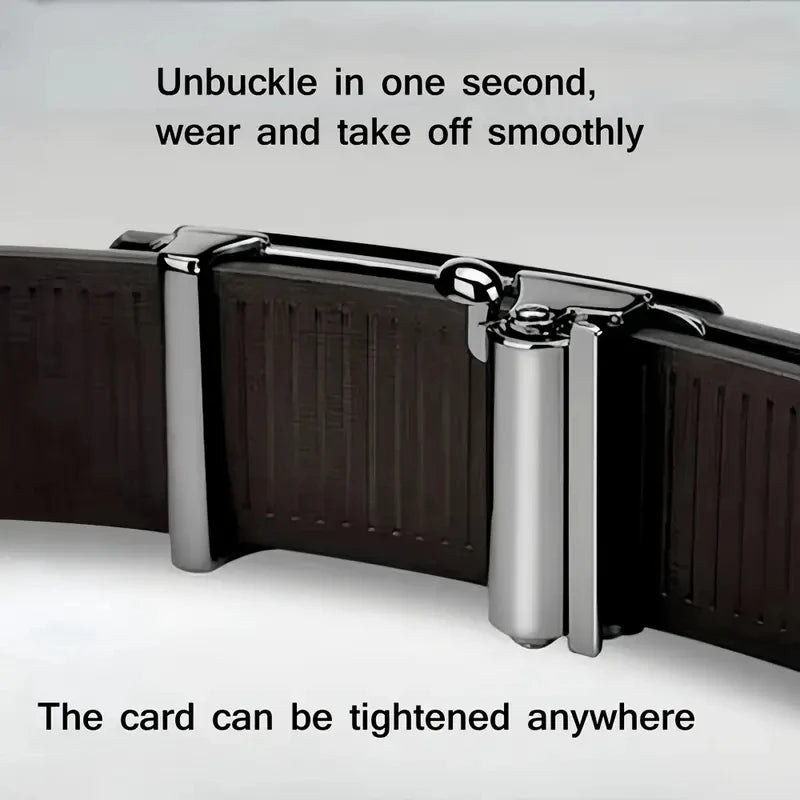 Stylish Men's PU Leather Belt - Fashion Belts for Daily Life, Leisure,