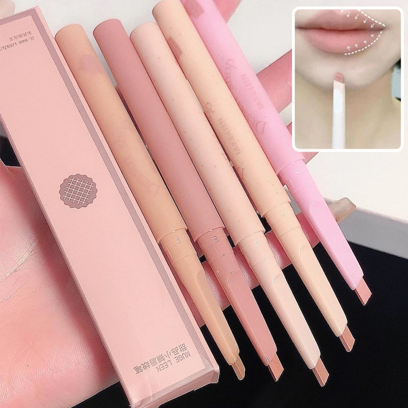 Dessert Lip Liner Automatic rotating waterproof lasting no color
