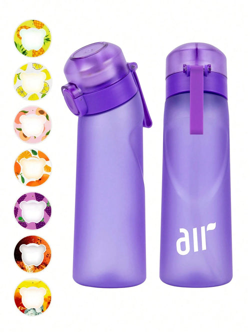 1pc Air Water Bottle With 1pc Random Flavor Pods Portable Transparent