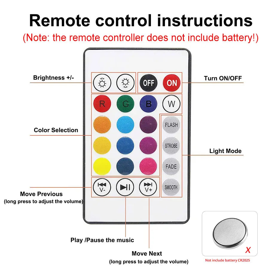 AC 85-265V 12W E27 LED Light Bulb with Bluetooth Speaker Music Remote