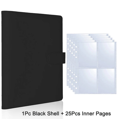 25pcs Page(4 Grids) Photo Card A5-Binder Kpop Photo Albums Idol Cards