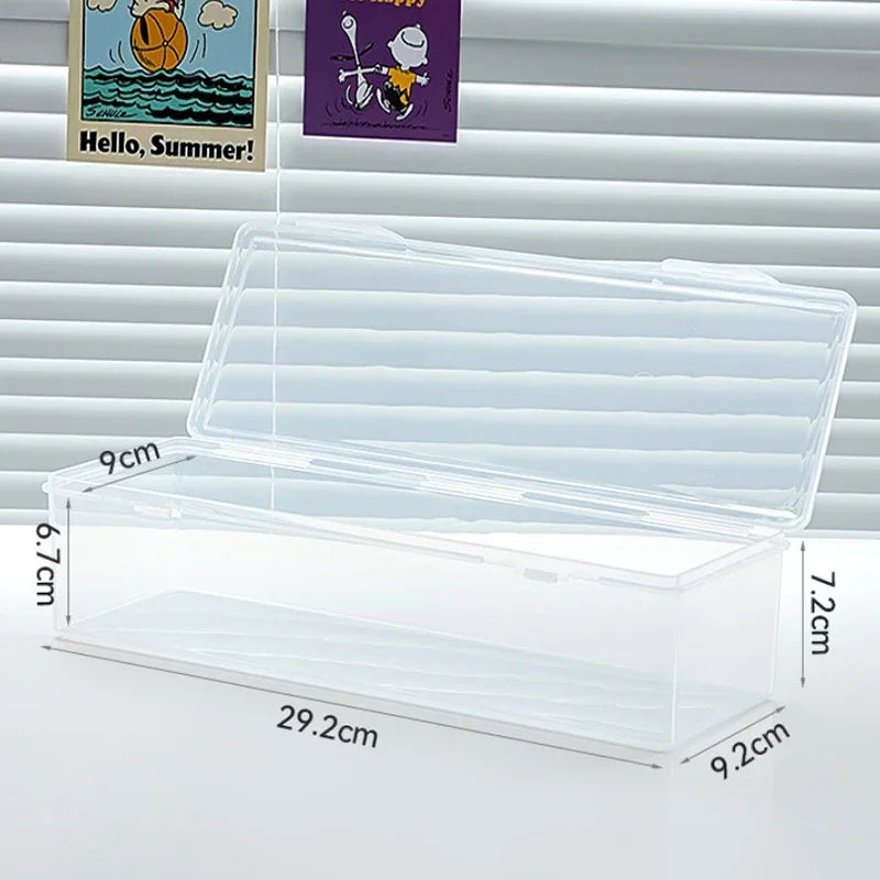 Clear Plastic Compartmentalized Organizer Box Holds 550+ Game Cards