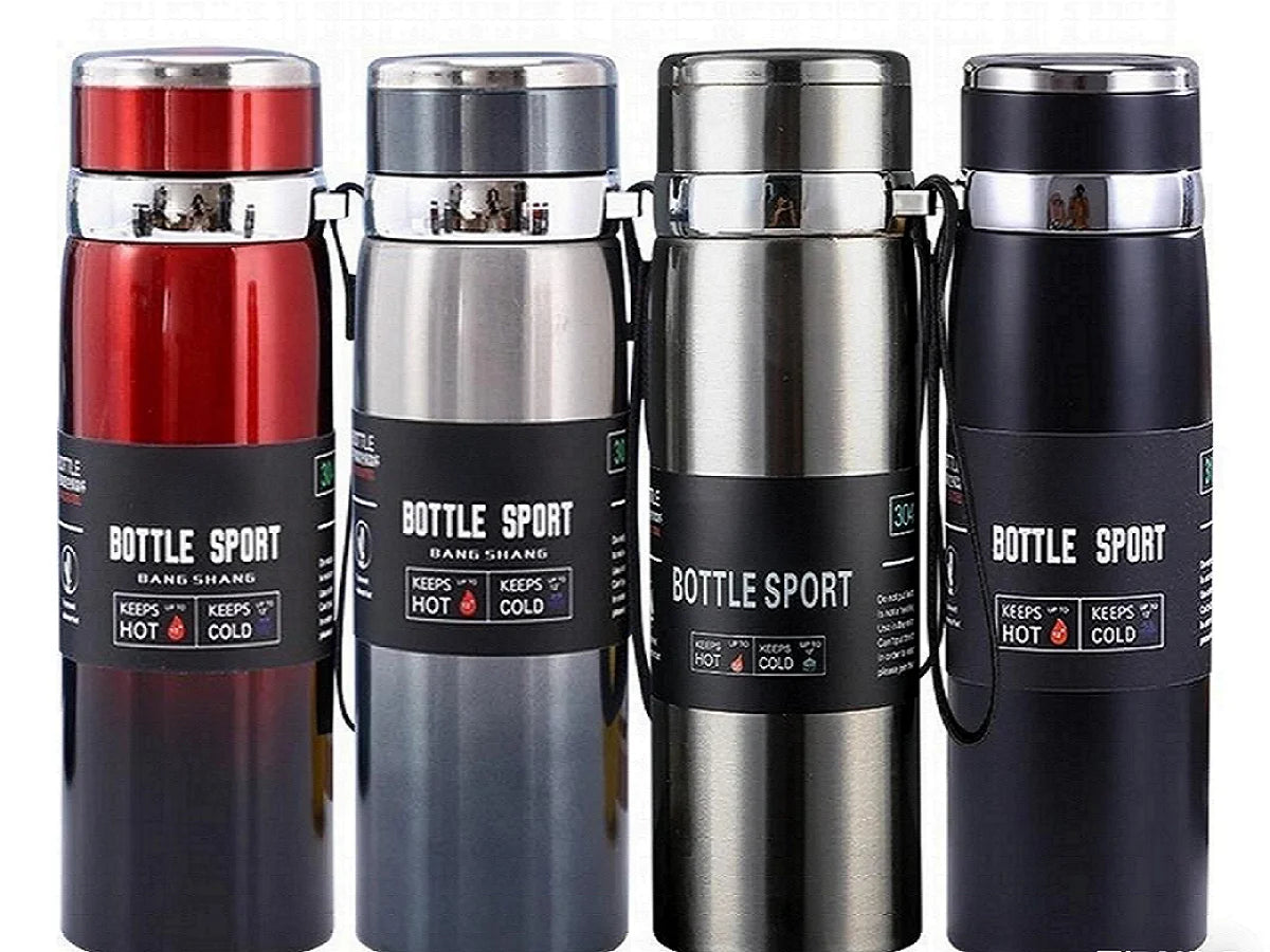 1L Thermal Water Bottle Keep Cold and Hot Water Bottle Thermos for