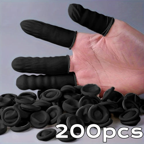20/200pc Rubber Finger Protector Covers Wear-Resistant Highly Elastic
