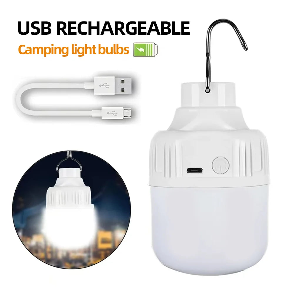 Portable USB Rechargeable LED Pendant Light High Brightness Waterproof