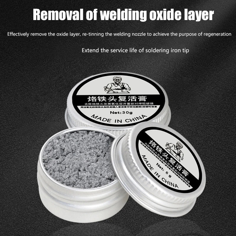 6g/9g/16g/30g soldering iron tip cleaning paste soldering iron tip tin