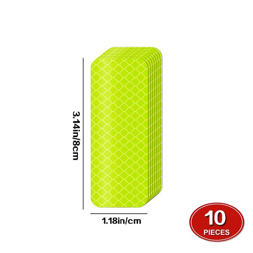 10 Reflective Stickers, Warning Safety Reflective Stickers, Pet Safety